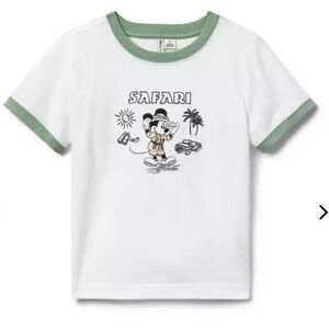 NWOT- Janie and Jack Disney Mickey Mouse Safari Tee